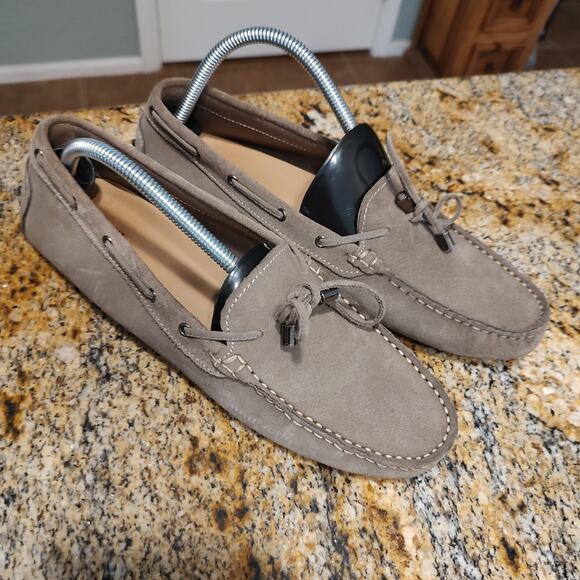 Soldini Women's Suede Loafers Size 10.5 or 42 #20473 Made in Italy - Picture 2 of 13